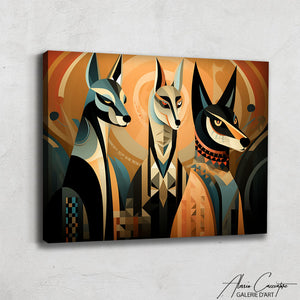 Tableau Animalier Art Deco