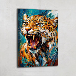 Tableau Leopard Couleur