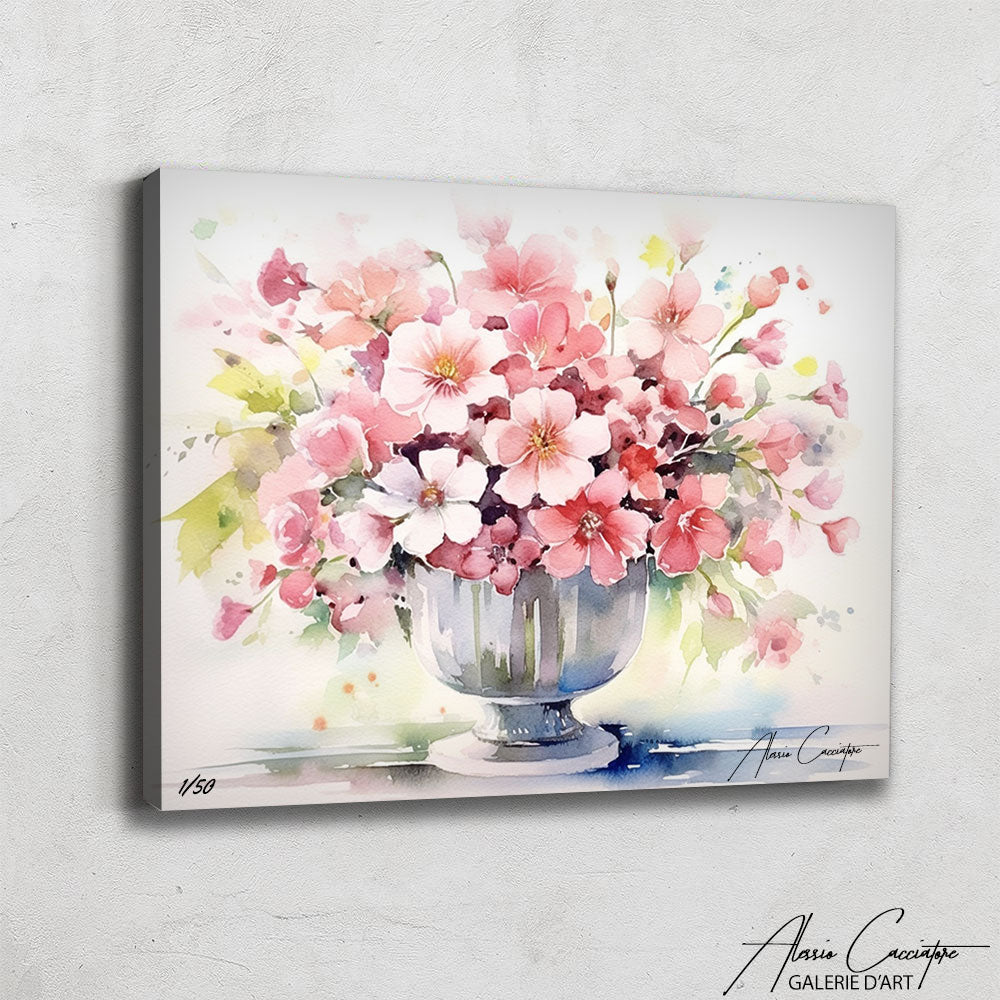 tableau pivoine feng shui