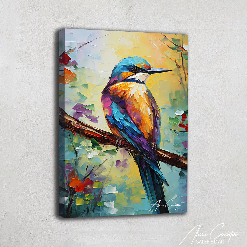 Tableau Peinture Oiseau 