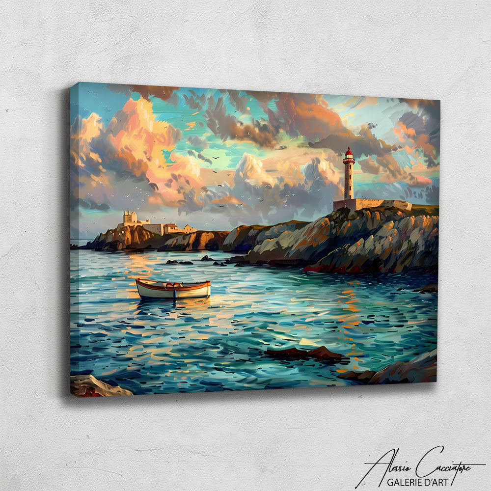 Tableau Bord de Mer Bretagne