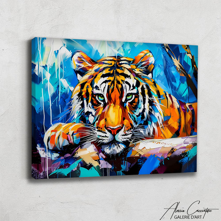 Peinture Jungle Tigre