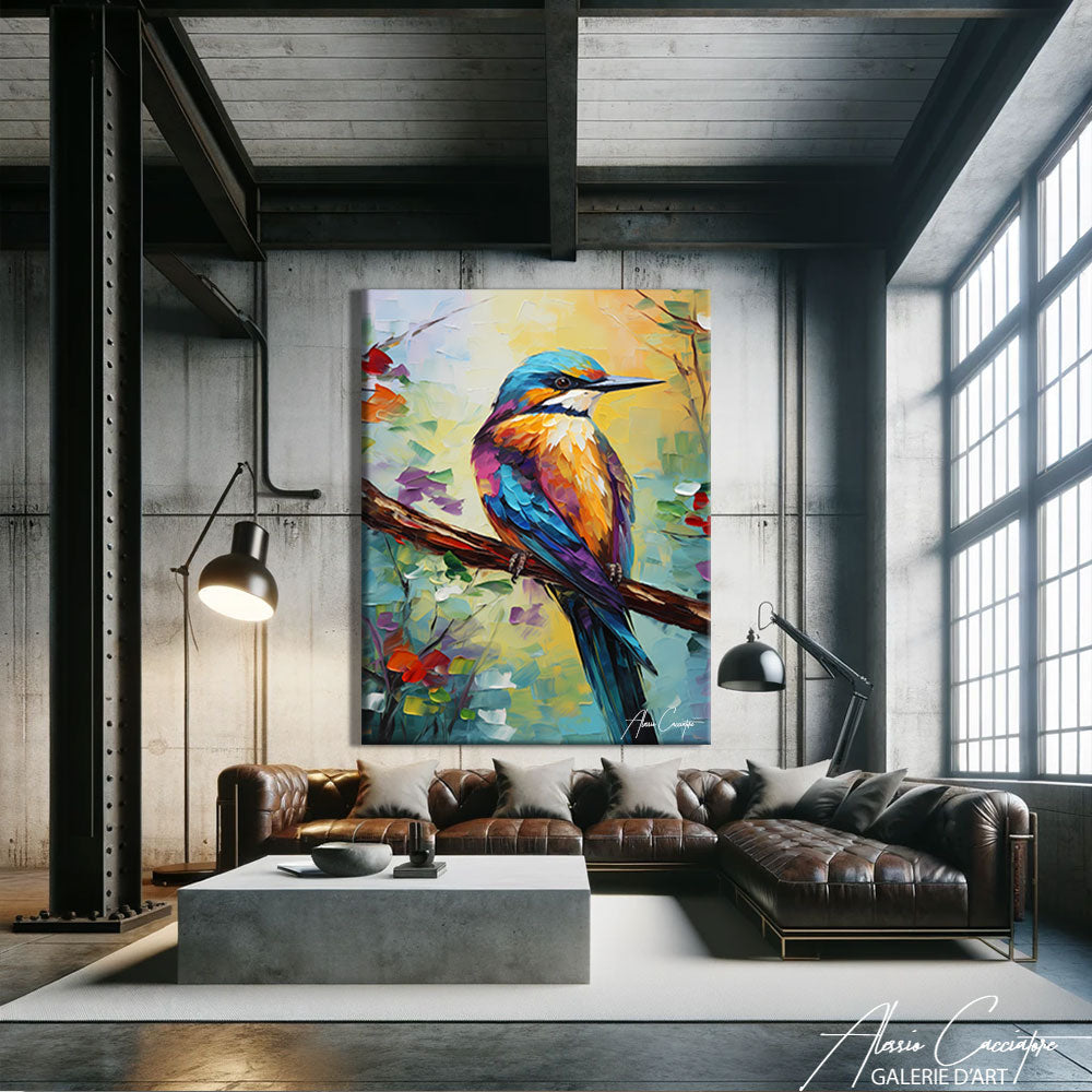 Peinture Oiseau Moderne