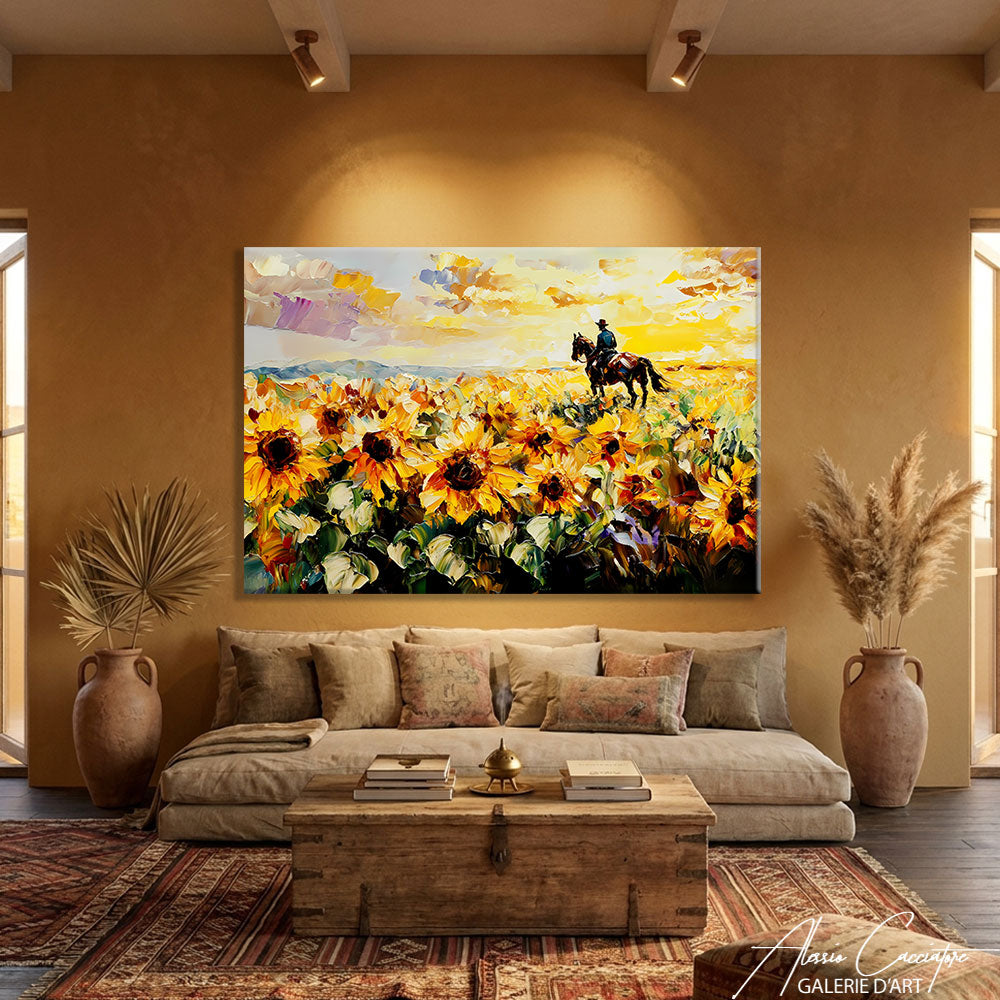 Peinture Les Tournesols Tableau