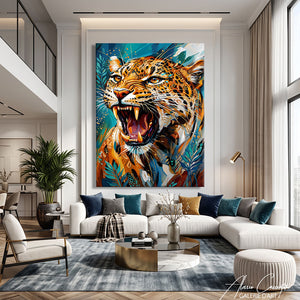 Peinture Leopard Couleur