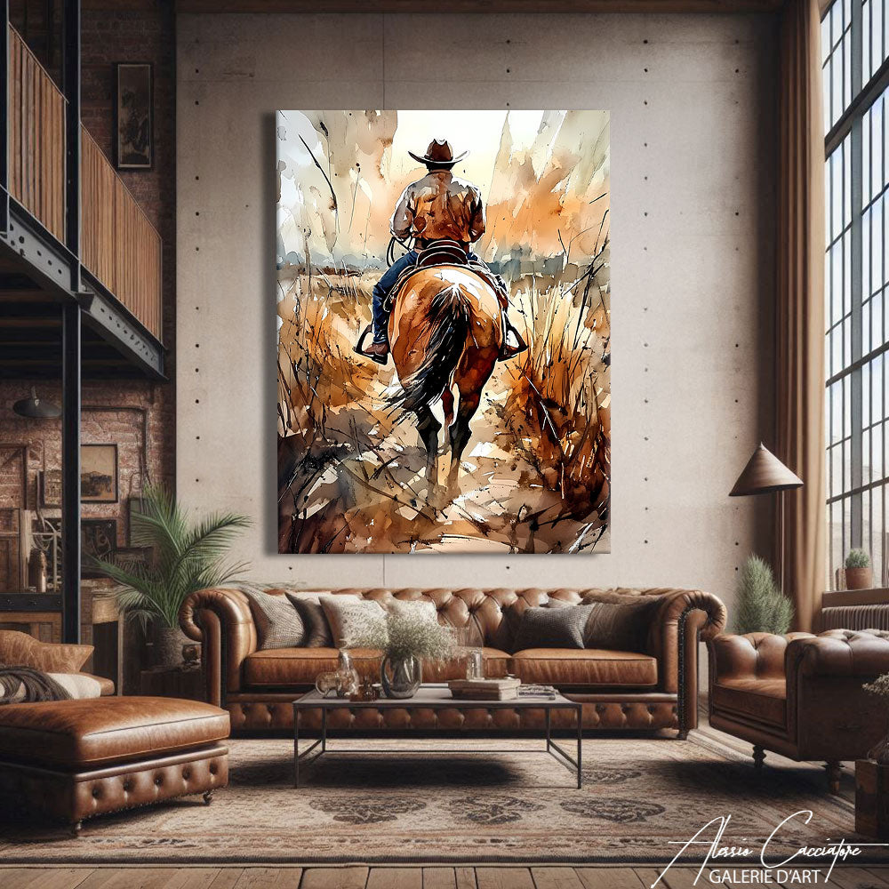 tableau cowboy