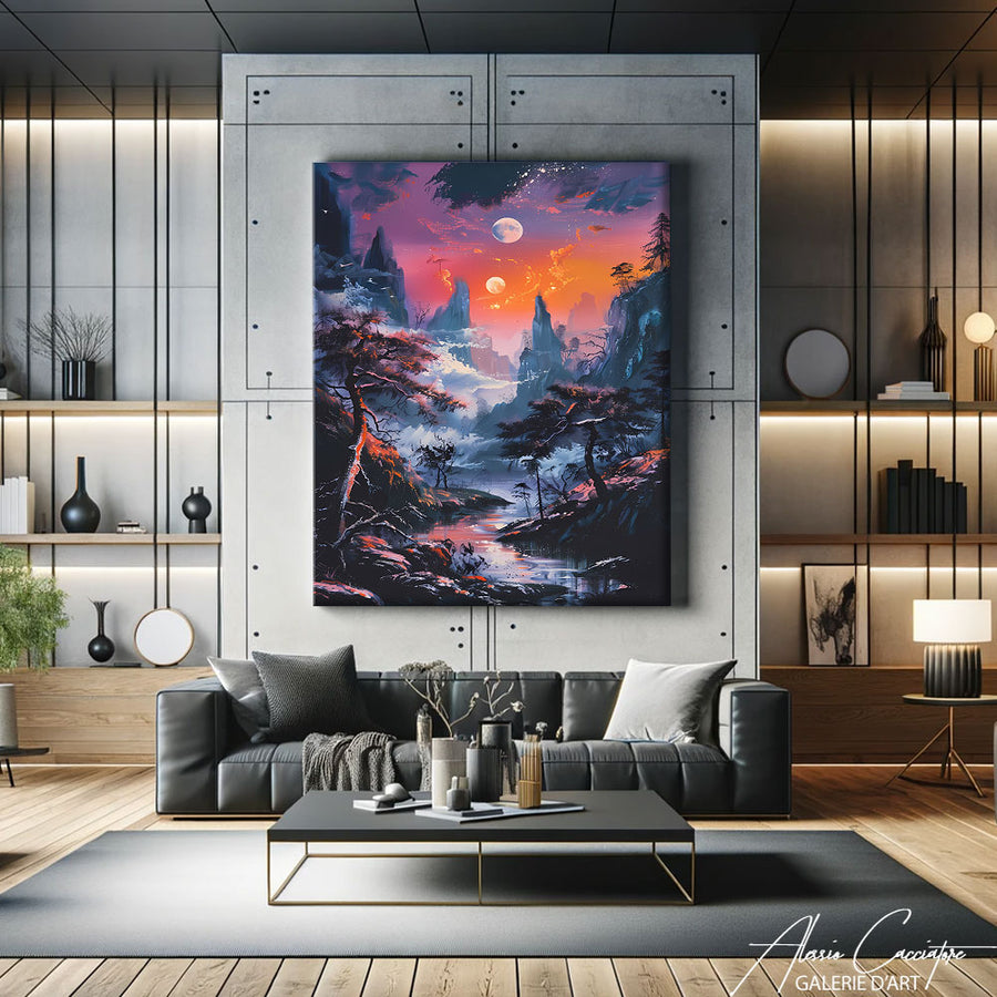 Tableau de Paysage – mise en situation