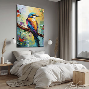 Peinture Oiseau Abstrait