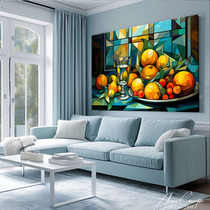 peinture nature morte cubiste