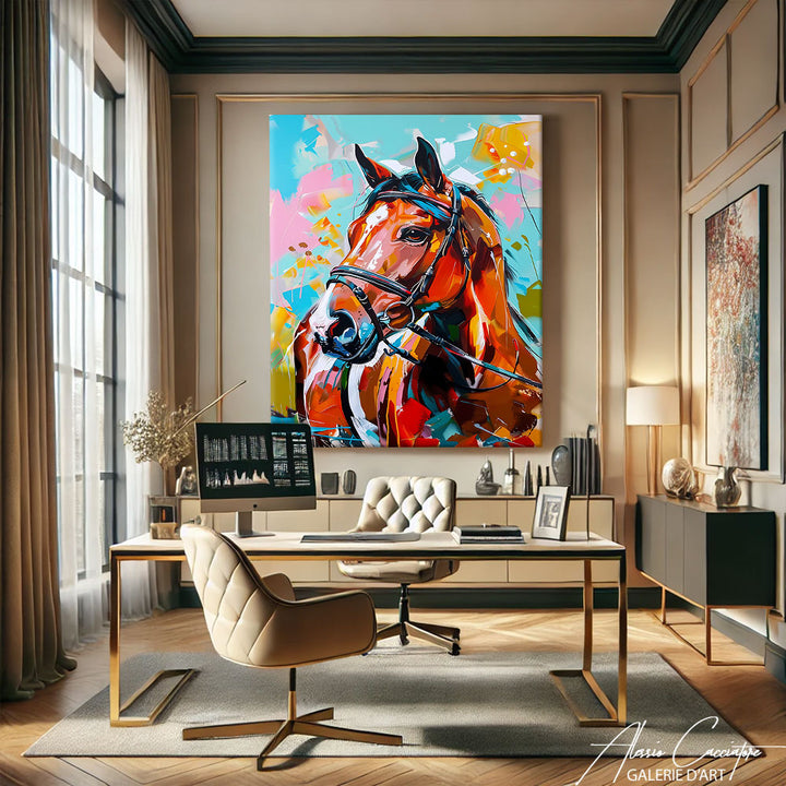  Tableau Cheval Moderne