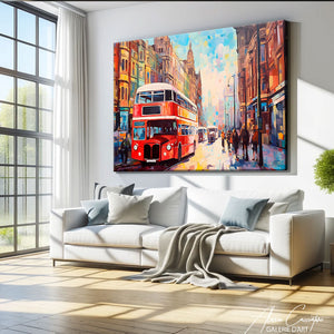 tableau londres rouge