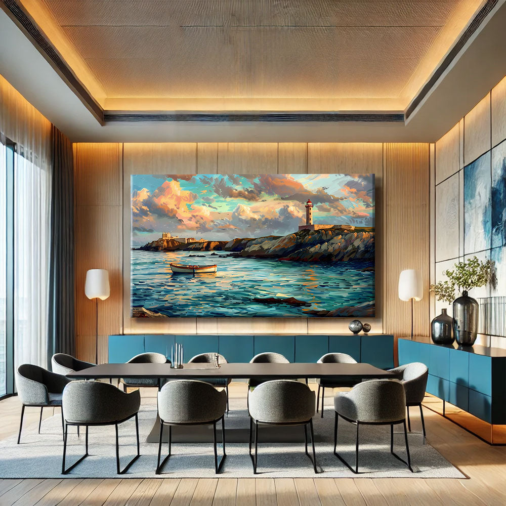 Tableau Bord de Mer Bretagne