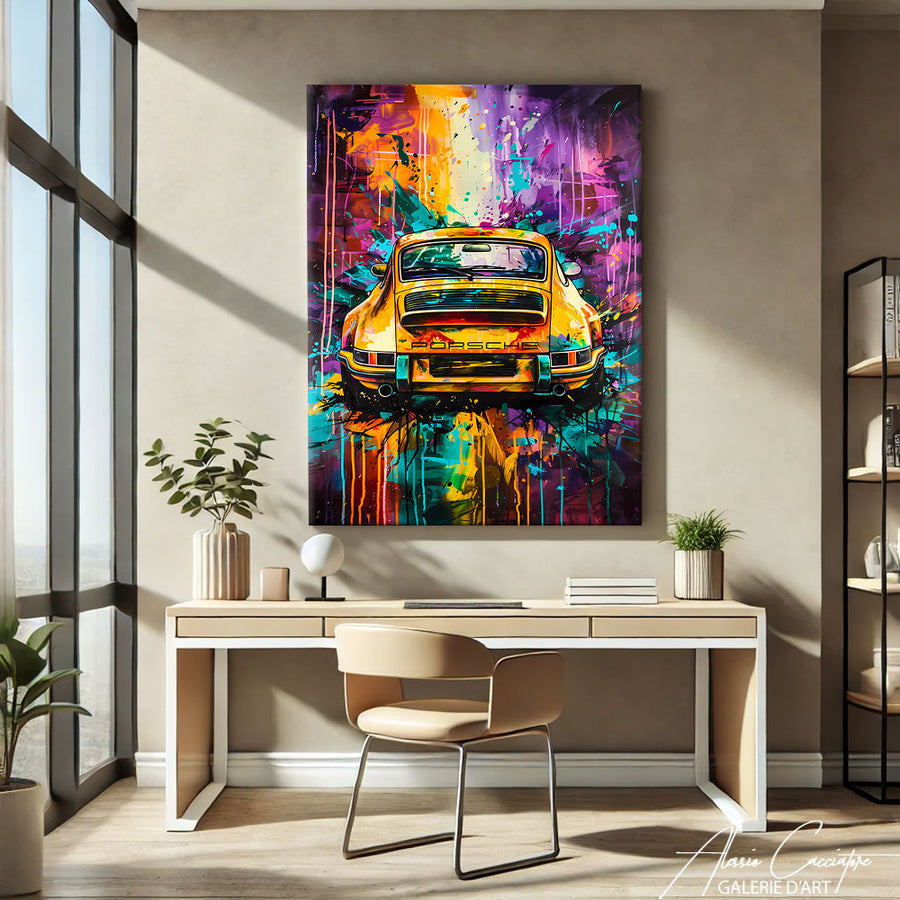 CADRE PORSCHE 911 – mise en situation