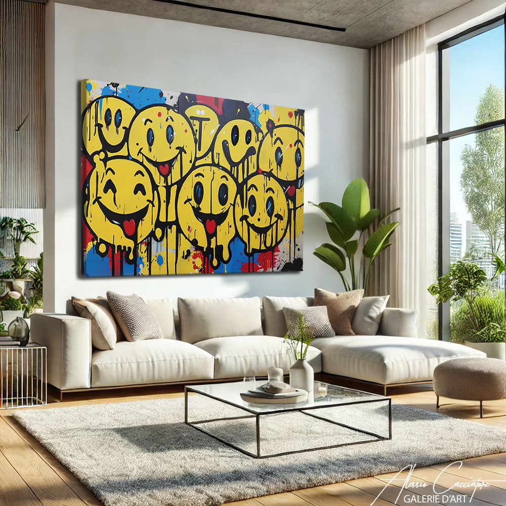 Toile street art moderne

