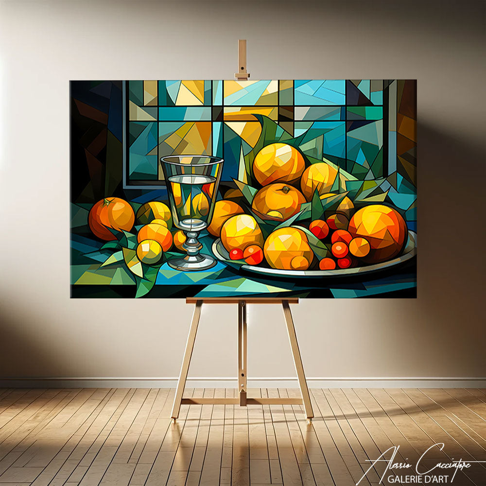 tableau peinture cubiste