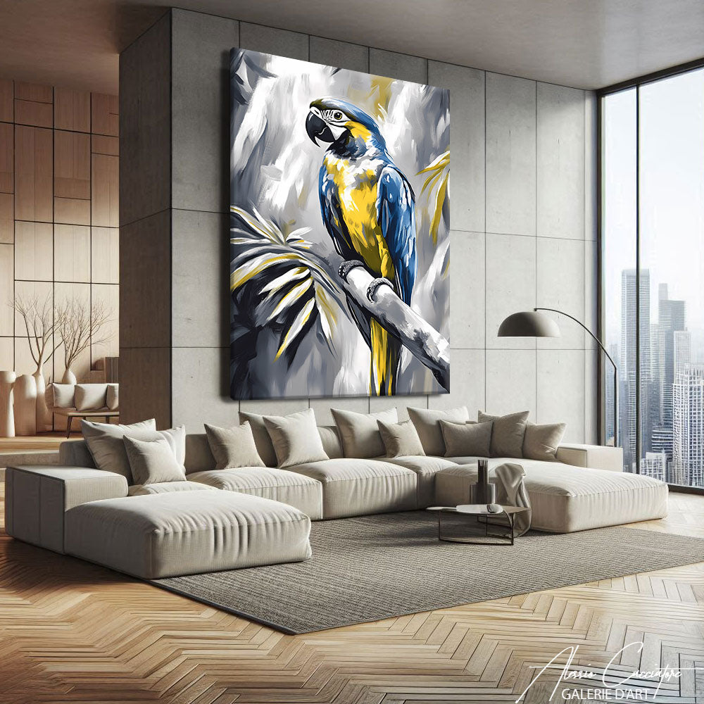 tableau Perroquet moderne