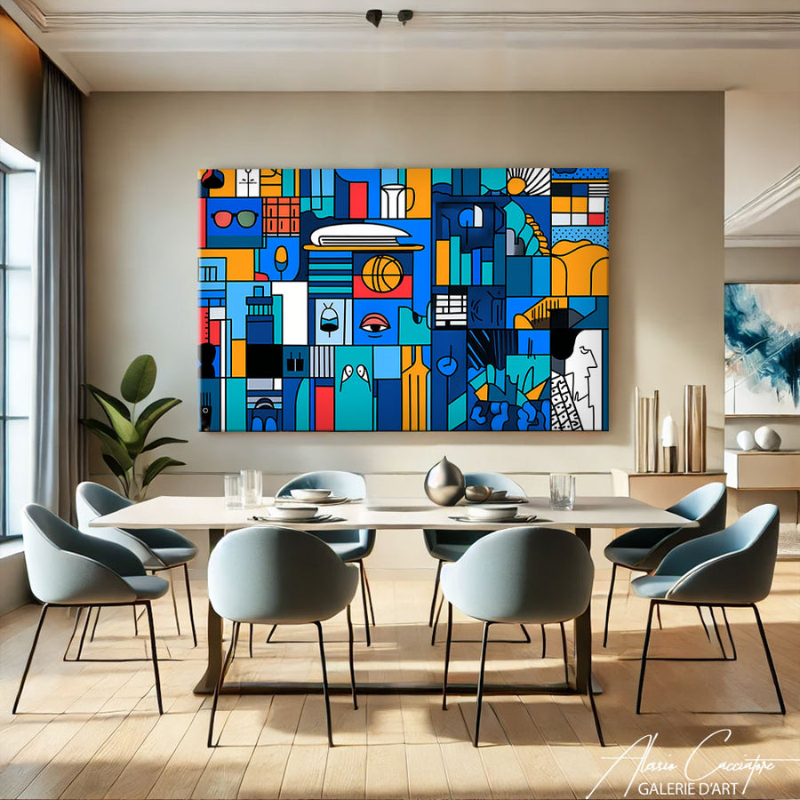 Tableau Design Abstrait – mise en situation