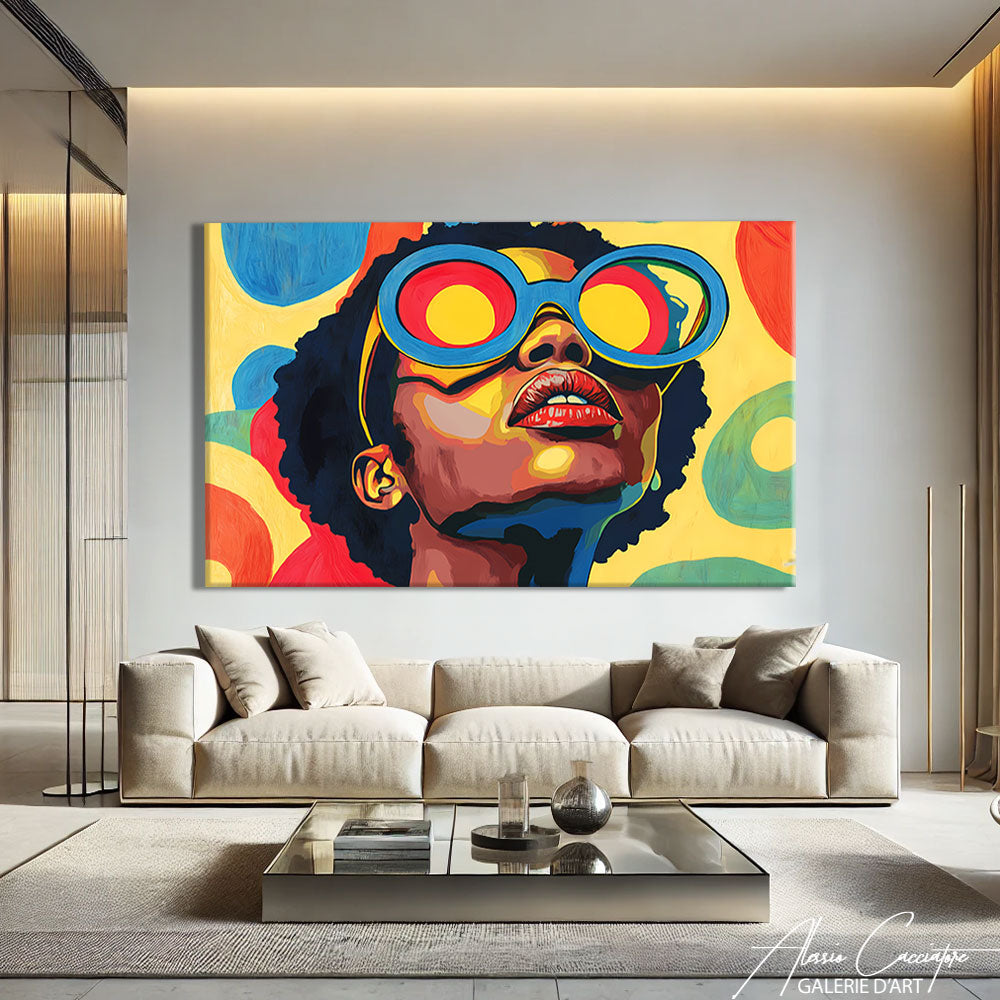 TABLEAU RÉTRO AFRICAIN
 