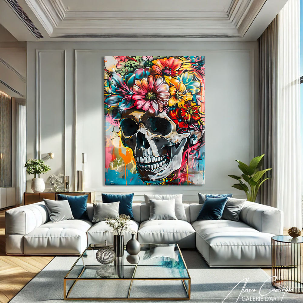 Tableau Tête De Mort 