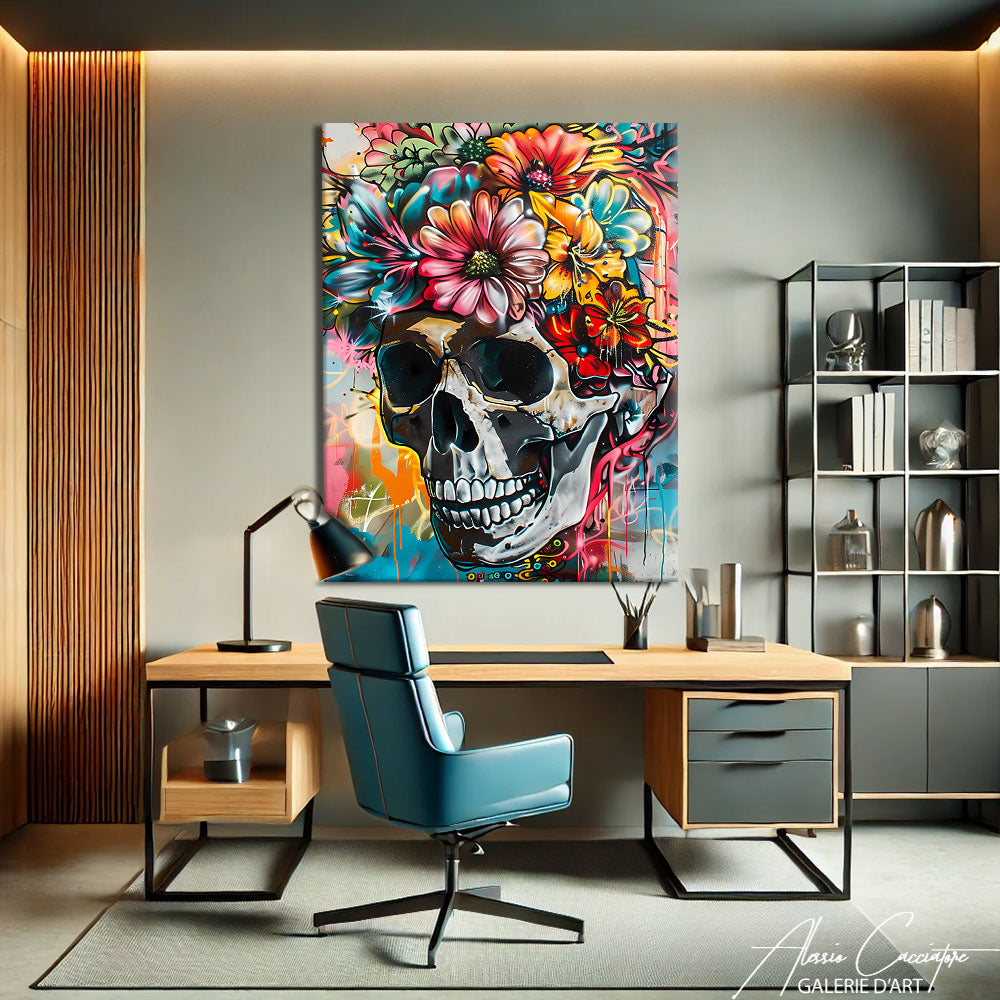 Tableau Street Art Coloré