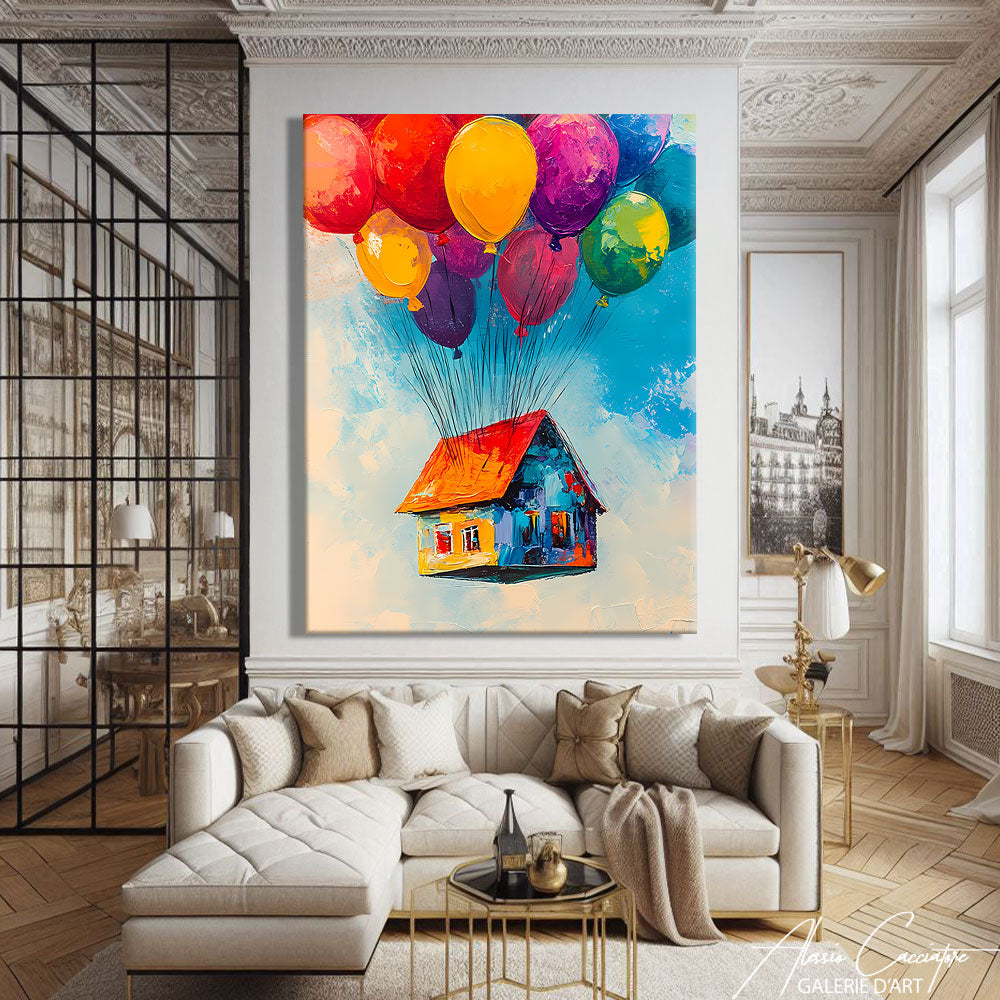 Tableau Abstrait sur Toile
