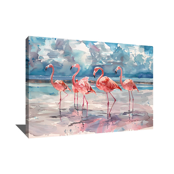 TABLEAU flamant rose