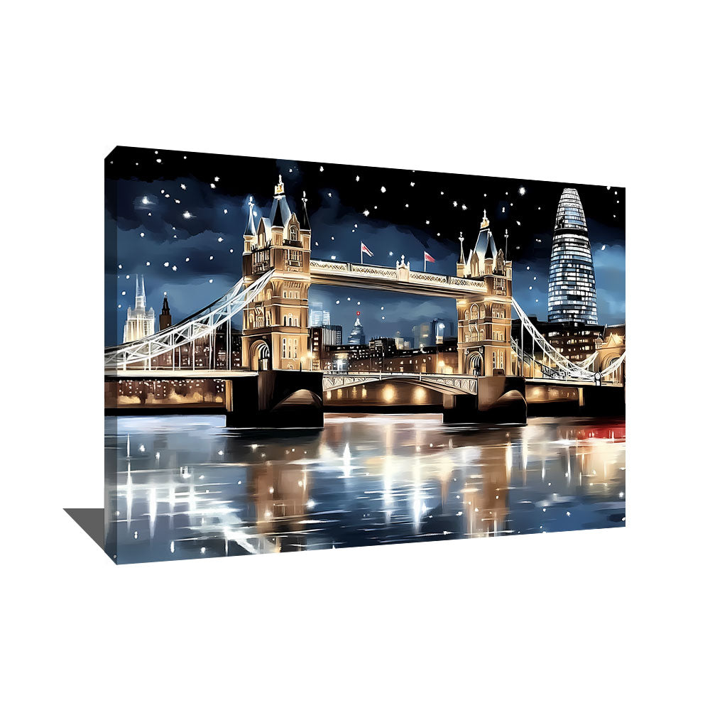 Tableau Londres Abstrait