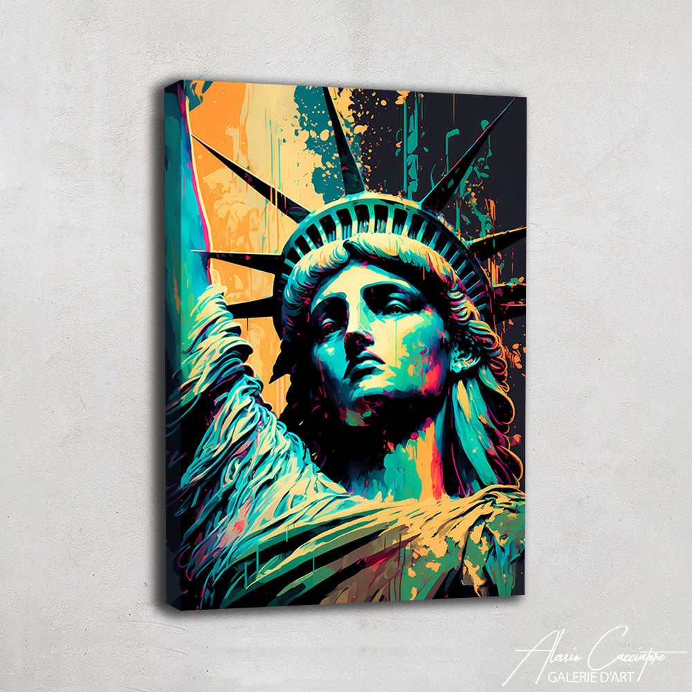 Peinture Statue de la liberté