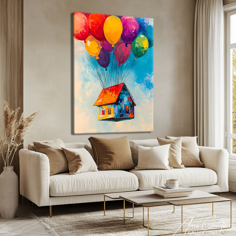 Tableau Abstrait Coloré
