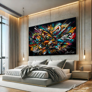 tableau graffiti deco