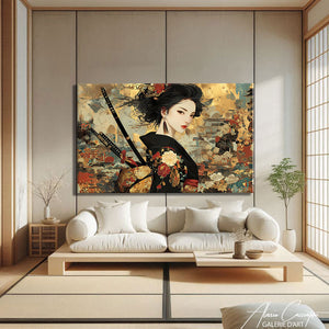 Grand Tableau Samourai