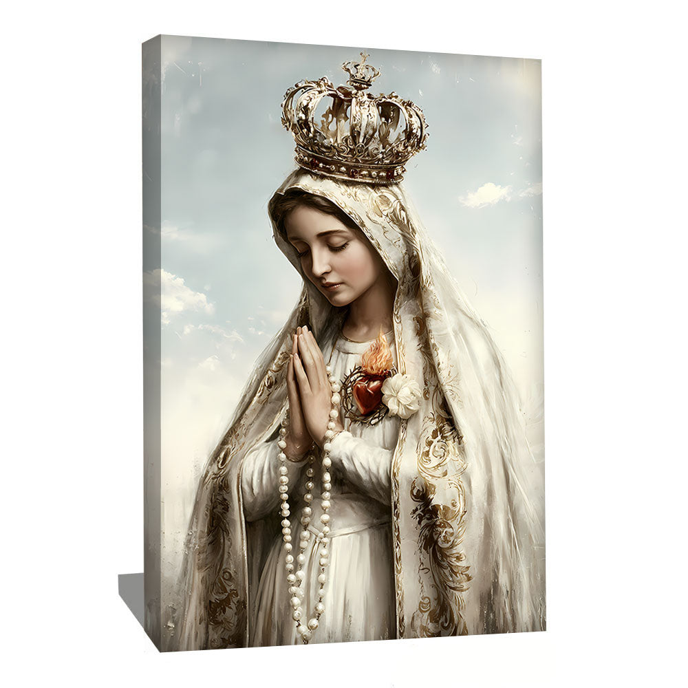 TABLEAU VIERGE MARIE ABSTRAIT