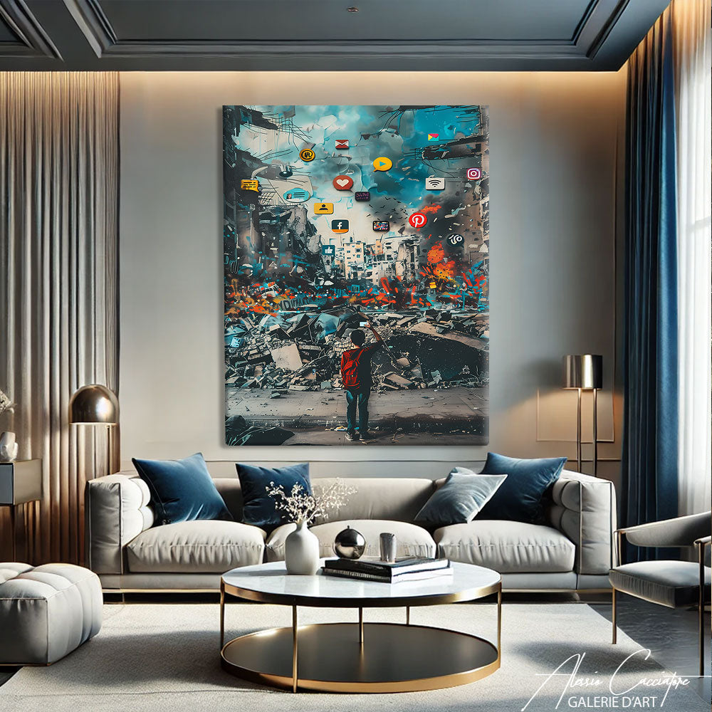 Tableau Street Art Moderne