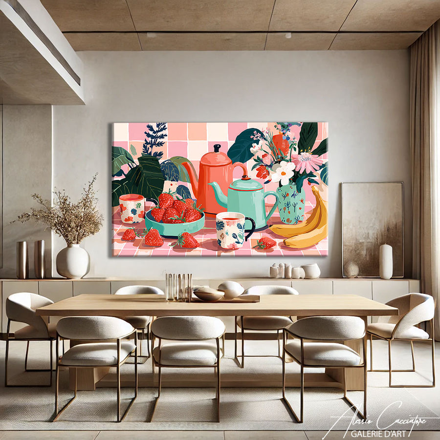 Tableau Décoration Murale Cuisine – mise en situation