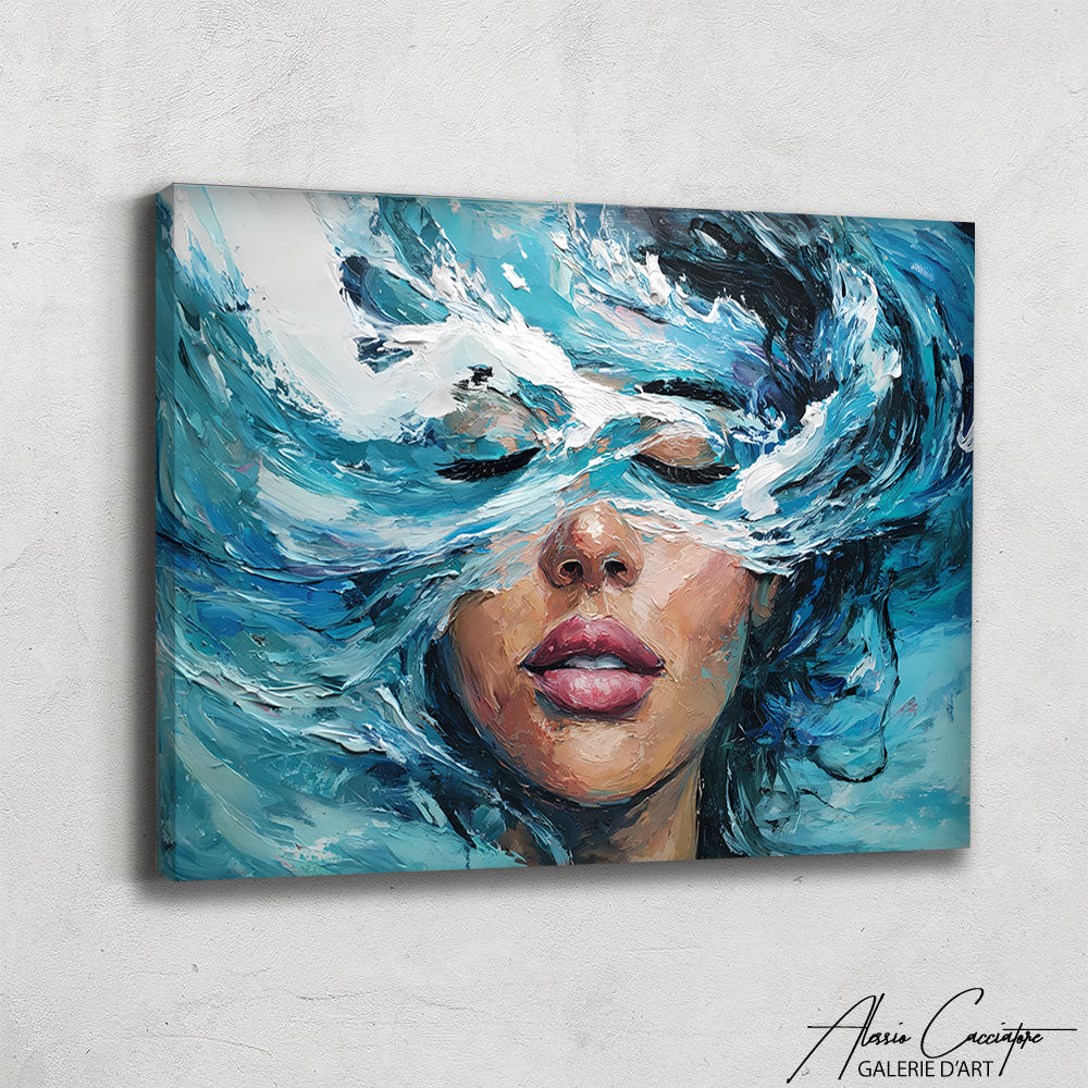 Tableau Surréaliste Femme