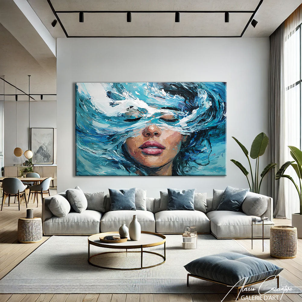 Tableau Surréaliste Femme