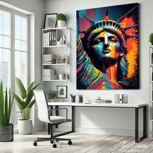 Tableau New york statue liberté