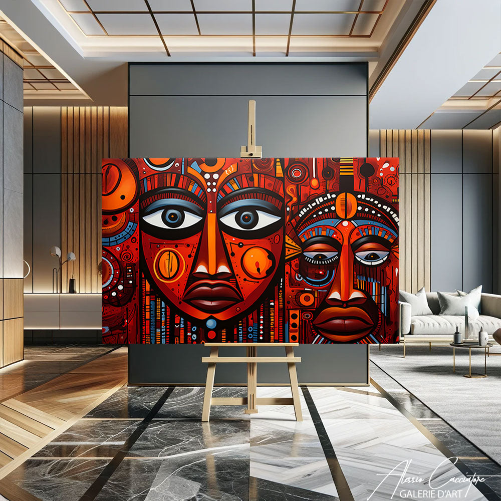 peinture tableau afrique