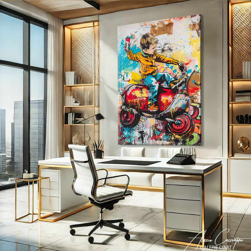 Tableau Street Art Moderne