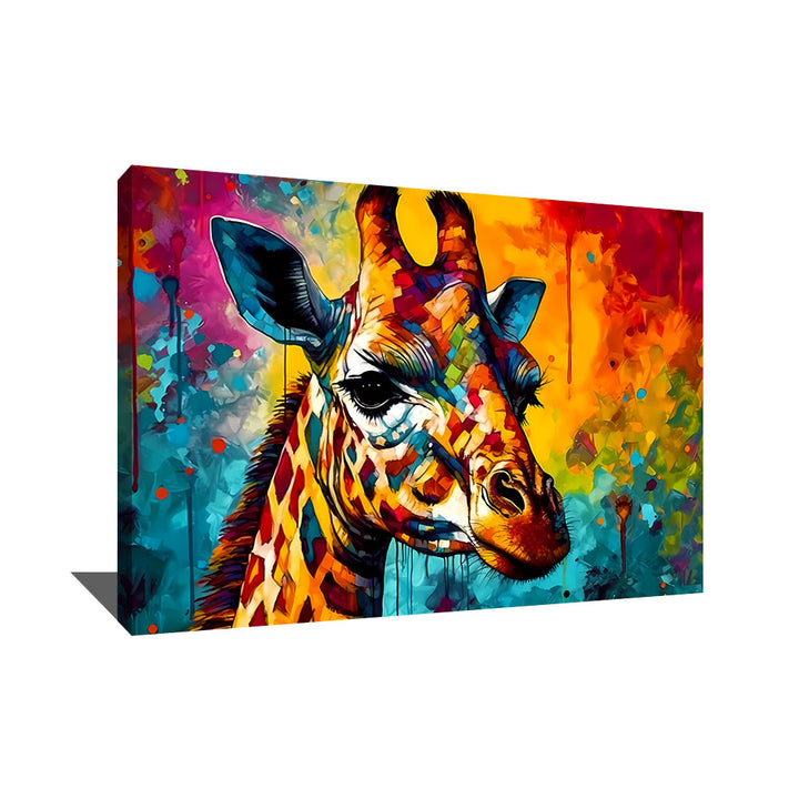 tableau girafe