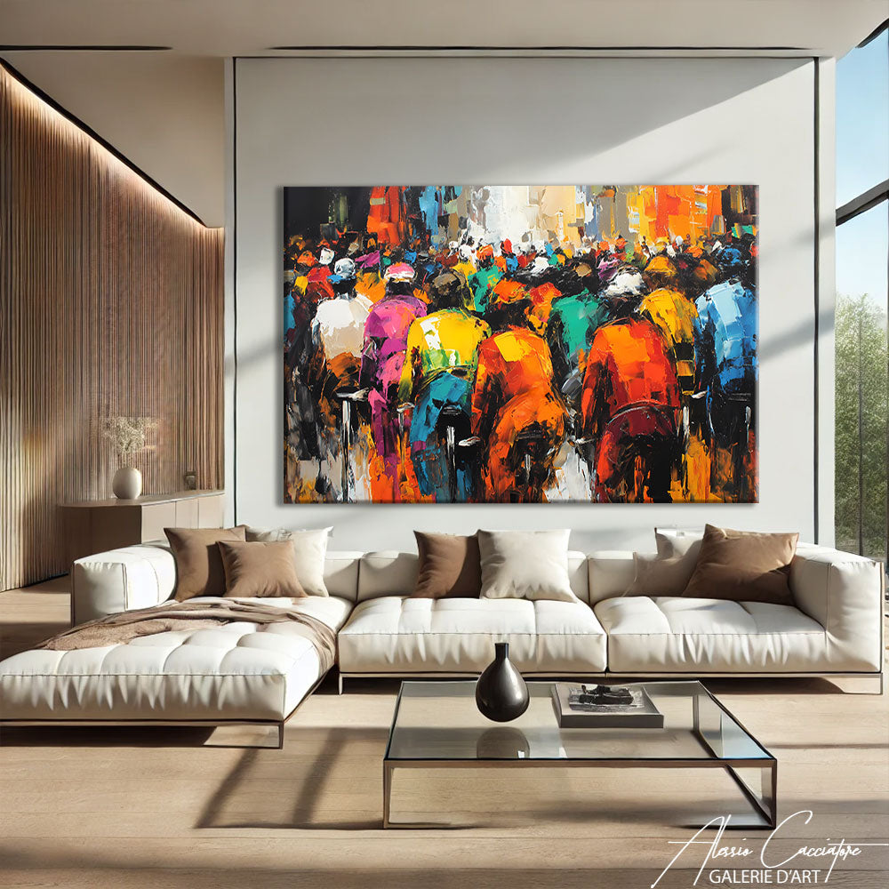 Tableau Cyclisme Coloré