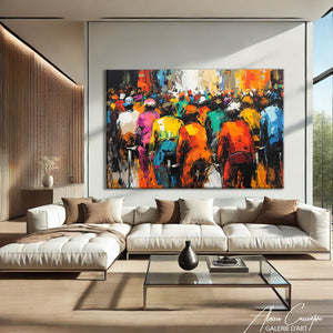 Tableau Cyclisme Coloré