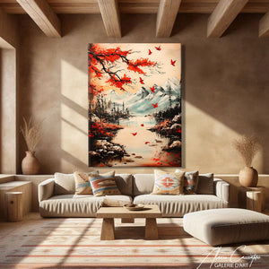 Tableau Japandi Beige