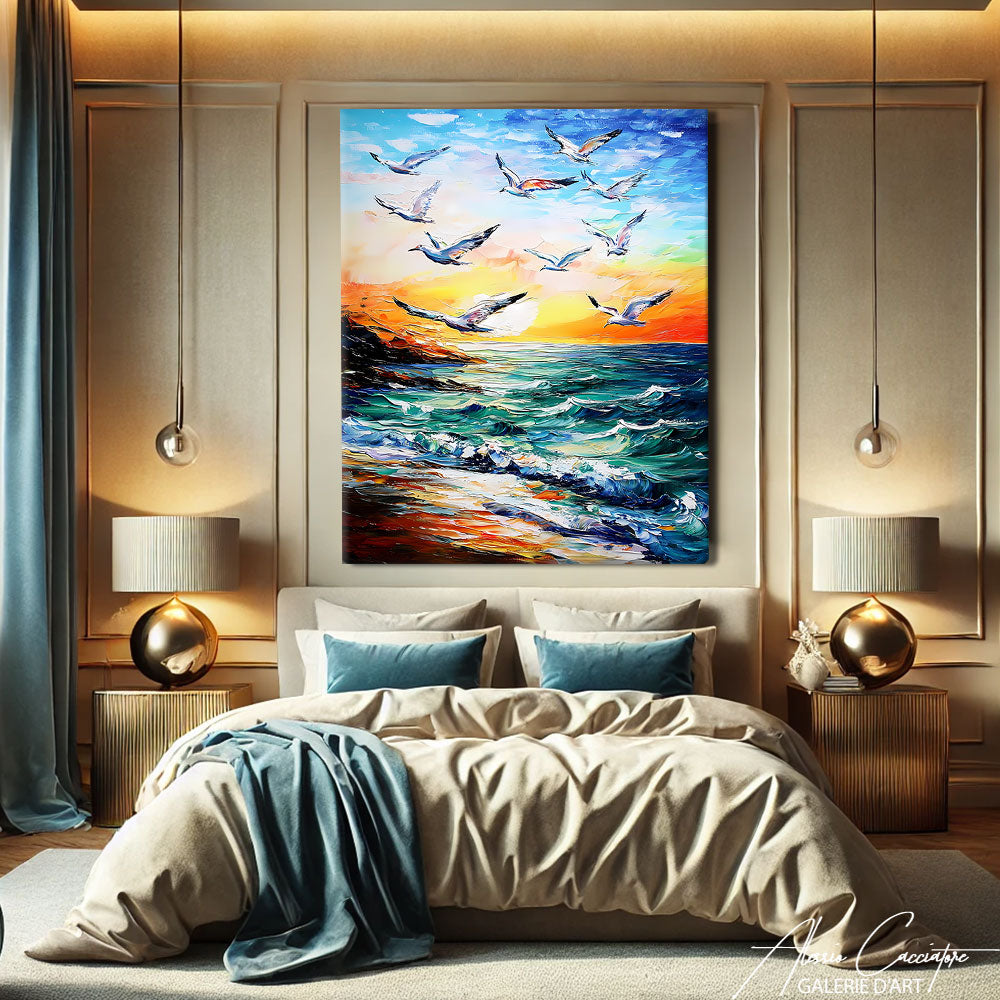 Tableau Abstrait sur Toile