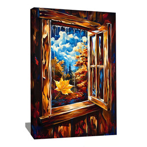 Tableau Avec Feuilles D'automne