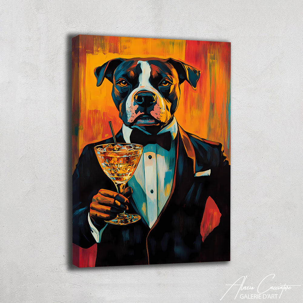 Tableau Chien Mafia