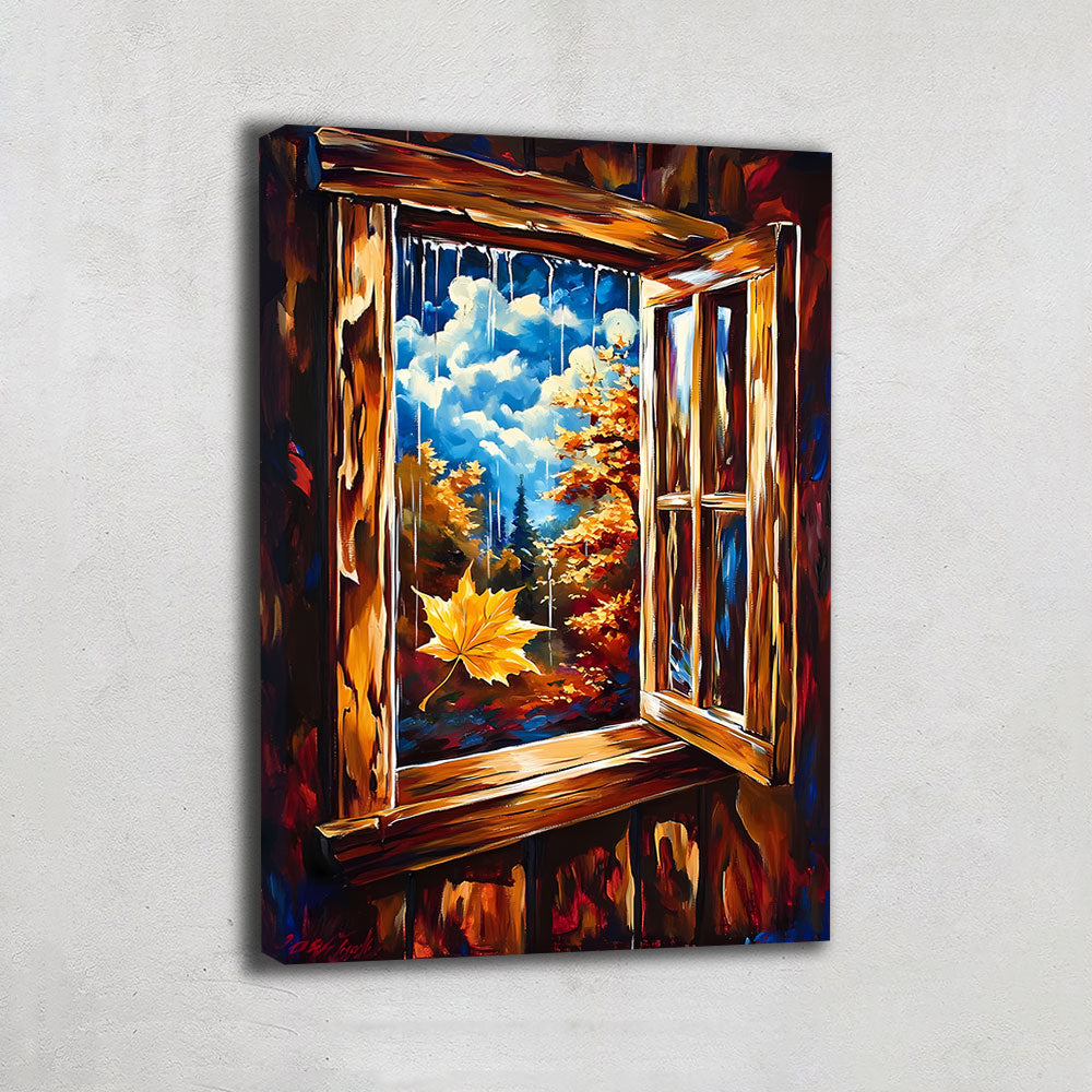Tableau Avec Feuilles D'automne