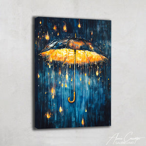 Tableau Vertical Abstrait