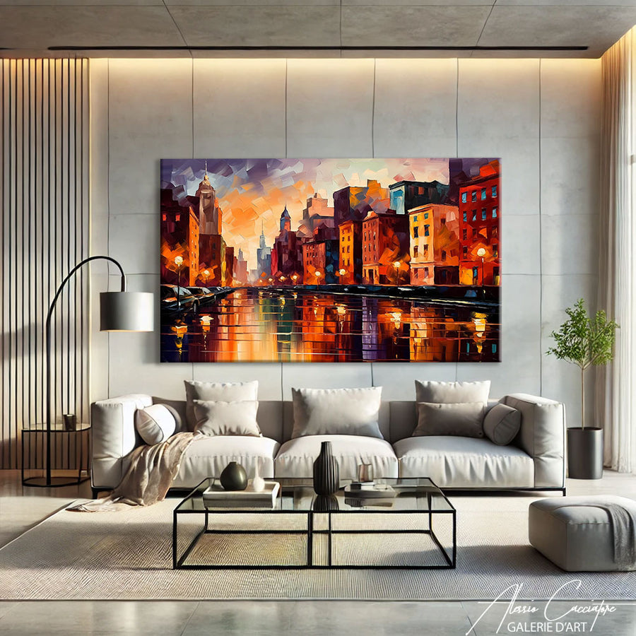 Tableau New york déco – mise en situation