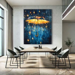 Tableau Abstrait Vertical